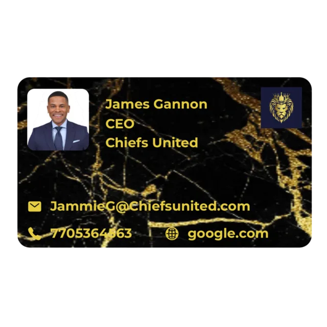 Digital business card example for Founders