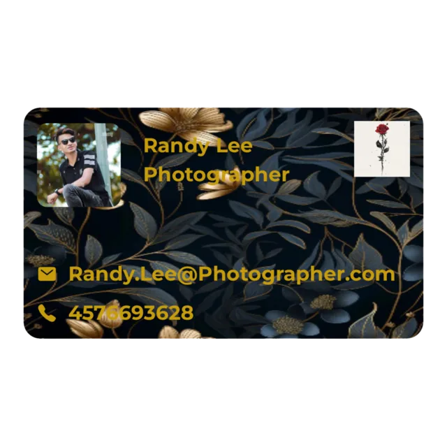 Digital business card example for Creators